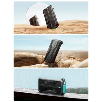 Powerbanka 10000mAh Joyroom JR-L016 s vestavěnými kabely USB-C/micro USB/ Lightning – černá