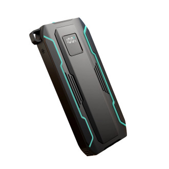 Powerbanka Joyroom JR-L017 22,5W 10000mAh s vestavěným USB-C / Lightning kabely - černá