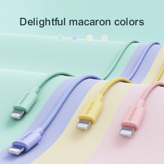 Kabel Joyroom S-2030M13 s konektory Lightning a USB-A, 2 m dlouhý - růžový