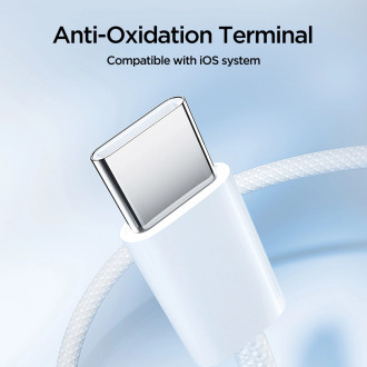 Joyroom S-A45 Ben Series USB-C / USB-C 60W kabel 1 m - bílý
