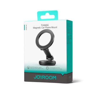 Skládací magnetický držák telefonu na palubní desku do auta Joyroom JR-ZS403 – černý