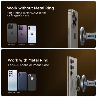 Skládací magnetický držák telefonu na palubní desku do auta Joyroom JR-ZS403 – černý