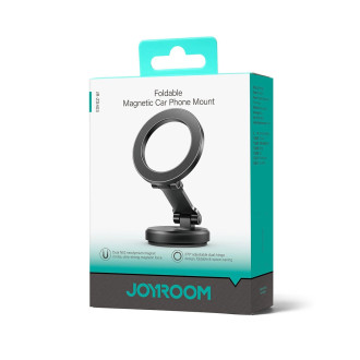 Joyroom JR-ZS403 skládací magnetický držák telefonu do auta na palubní desku - šedý