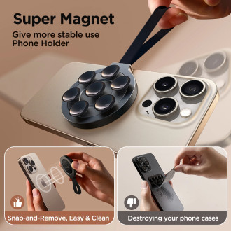 Magnetický držák telefonu Joyroom JR-ZS393 s přísavkami - černý