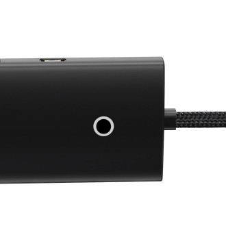 Baseus Lite Series HUB adapter USB-A to 4xUSB-A 3.0 5Gb / s black (WKQX030101)
