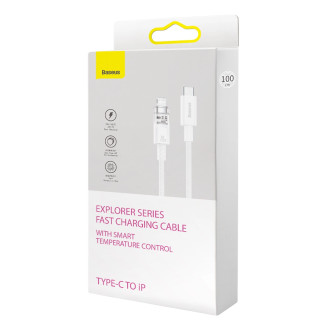 Baseus Explorer Series kabel USB-C - Lightning 20W 2 m bílý (CATS010302)