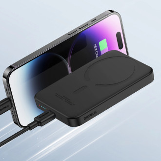 Baseus mini power banka 5000mAh 20W + USB-C kabel (20V/3A) - černý