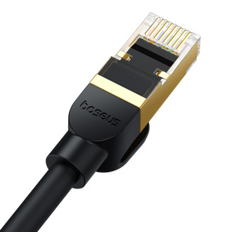 Baseus High Speed ​​​​Cat 8 40 Gb/s Ethernet kabel 10 m - černý