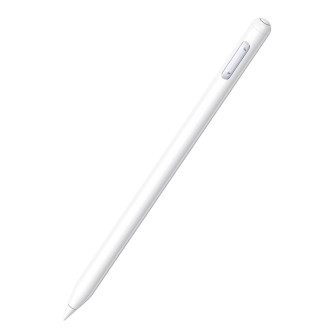 Stylus Baseus Smooth Writing se 2 aktivními hroty pro iPad s vyměnitelným hrotem - bílý