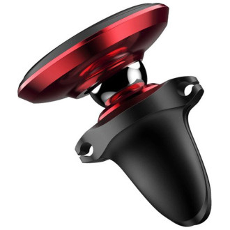 Magnetický držák do auta na mřížku ventilace Baseus (Overseas Edition) - červený