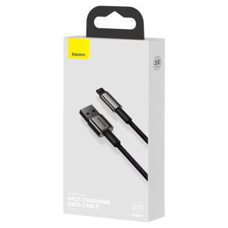 Baseus Tungsten USB - Lightning kabel 2,4 A 2 m černý (CALWJ-A01)
