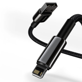 Baseus Tungsten USB - Lightning kabel 2,4 A 2 m černý (CALWJ-A01)