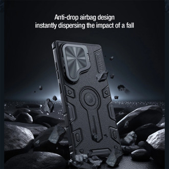 Nillkin CamShield Armor Prop Case pro Samsung Galaxy S24 Ultra - černý