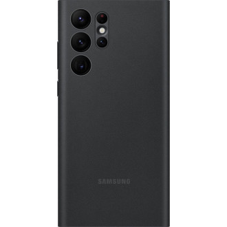 Pouzdro Samsung LED View Cover s LED displejem pro Samsung Galaxy S22 Ultra černý (EF-NS908PBEGEE)