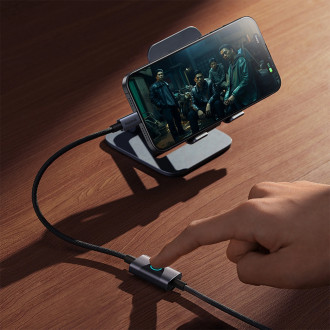 Baseus High Definition Series BS-OH139 USB-C / DP 8K PD 100W 1,5m kabel – černý