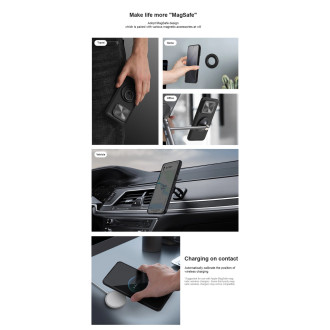 Magnetické pouzdro Nillkin CamShield Prop pro Xiaomi 14 Pro - černé
