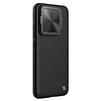 Kožené magnetické pouzdro Nillkin CamShield Prop pro Xiaomi 14 Pro - černé