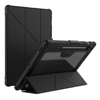Pouzdro Nillkin Bumper Leather Case Pro pro Samsung Galaxy Tab S9 FE+ - černé