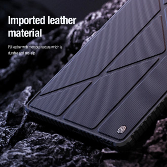 Pouzdro Nillkin Bumper Leather Case Pro pro Samsung Galaxy Tab S9 FE+ - černé