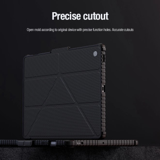 Pouzdro Nillkin Bumper Leather Case Pro pro Samsung Galaxy Tab S9 FE+ - černé
