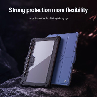 Pouzdro Nillkin Bumper Leather Case Pro pro Samsung Galaxy Tab S9 - černé
