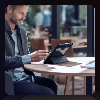 Pouzdro Nillkin Bumper Leather Case Pro pro Samsung Galaxy Tab S9 - černé