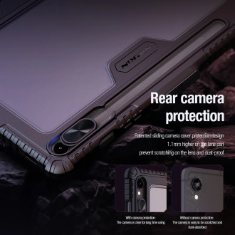 Pouzdro Nillkin Bumper Leather Case Pro pro Samsung Galaxy Tab S9 - černé
