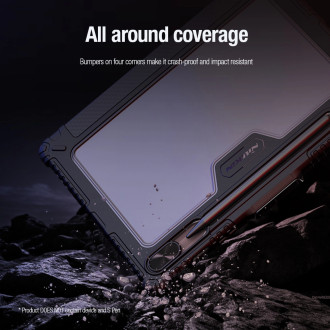 Pouzdro Nillkin Bumper Leather Case Pro pro Samsung Galaxy Tab S9 - černé