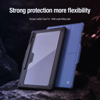 Pouzdro Nillkin Bumper Leather Case Pro pro Samsung Galaxy Tab S9 Ultra - černé