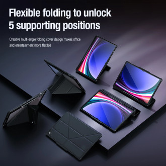 Pouzdro Nillkin Bumper Leather Case Pro pro Samsung Galaxy Tab S9 Ultra - černé