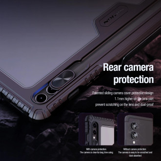 Pouzdro Nillkin Bumper Leather Case Pro pro Samsung Galaxy Tab S9 Ultra - černé