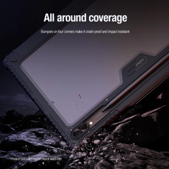 Pouzdro Nillkin Bumper Leather Case Pro pro Samsung Galaxy Tab S9 Ultra - černé