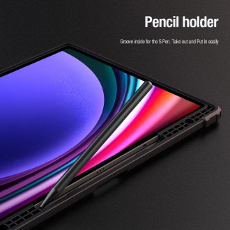 Pouzdro Nillkin Bumper Leather Case Pro pro Samsung Galaxy Tab S9 Ultra - černé