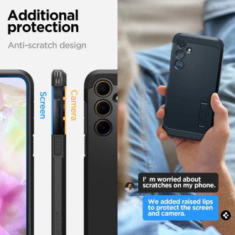 Pouzdro Spigen Tough Armor pro Samsung Galaxy A35 5G - černé