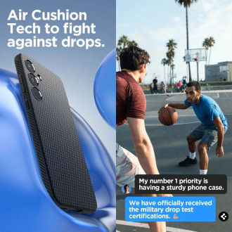 Pouzdro Spigen Liquid Air pro Samsung Galaxy A35 5G - matné černé