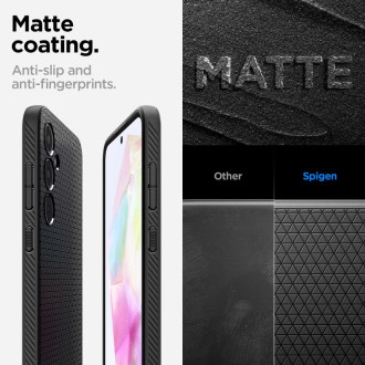 Pouzdro Spigen Liquid Air pro Samsung Galaxy A35 5G - matné černé