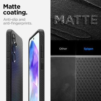Pouzdro Spigen Liquid Air pro Samsung Galaxy A55 5G - matné černé