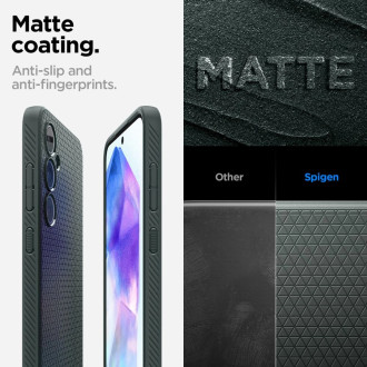 Pouzdro Spigen Liquid Air pro Samsung Galaxy A55 5G - zelené
