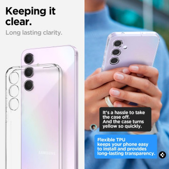 Pouzdro Spigen Liquid Crystal pro Samsung Galaxy A55 5G - průhledné