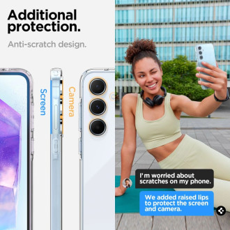 Pouzdro Spigen Liquid Crystal pro Samsung Galaxy A55 5G - průhledné