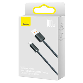 USB kabel Baseus Dynamic Series – USB Typ C 100W 1m šedý (CALD000616)