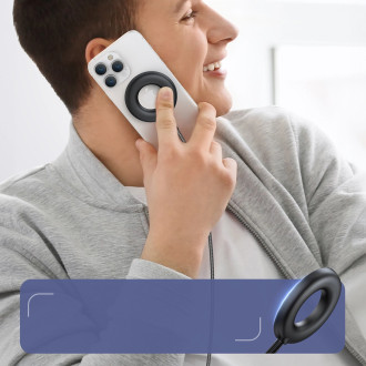 Bezdrátová magnetická nabíječka Joyroom 15W černá (JR-WQM03)