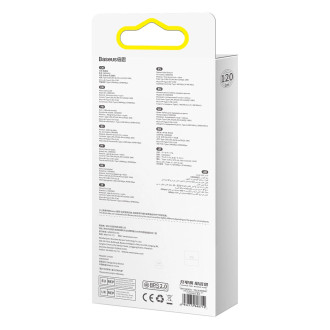 Kabel Baseus Flash Series II USB - USB typu C / Lightning / micro USB 100 W 1,2 m černý (CASS030001)