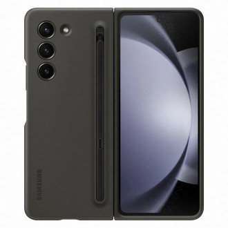 Sada silikonového pouzdra pro Samsung Galaxy Z Fold 5 Slim Case se stylusem + 25W USB C nástěnná nabíječka – černá