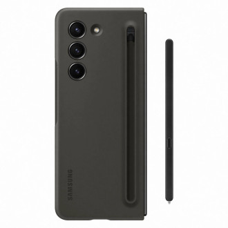 Sada silikonového pouzdra pro Samsung Galaxy Z Fold 5 Slim Case se stylusem + 25W USB C nástěnná nabíječka – černá
