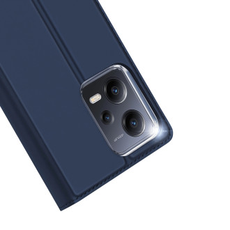 Pouzdro Dux Ducis Skin Pro pro Xiaomi Redmi Note 12 Pro+ flip cover card stojánek na peněženku modrý