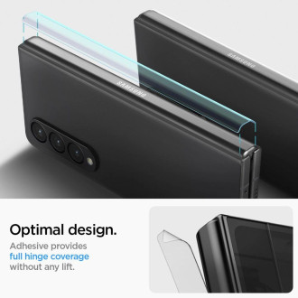 TEMPERED GLASS Spigen &quot;EZ FIT&quot; + HINGE FILM GALAXY WITH FOLD 4
