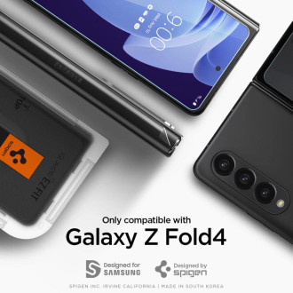 TEMPERED GLASS Spigen &quot;EZ FIT&quot; + HINGE FILM GALAXY WITH FOLD 4