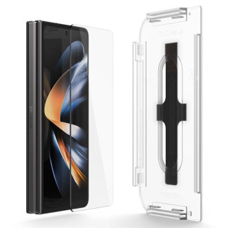 TEMPERED GLASS Spigen &quot;EZ FIT&quot; + HINGE FILM GALAXY WITH FOLD 4