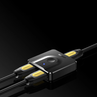 Ugreen přepínač Rozbočovač HDMI - 2x HDMI 4K 60Hz černý (CM217)